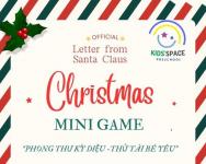 Mini Game chào Giáng Sinh “Phong thư kì diệu – Thử tài bé yêu”